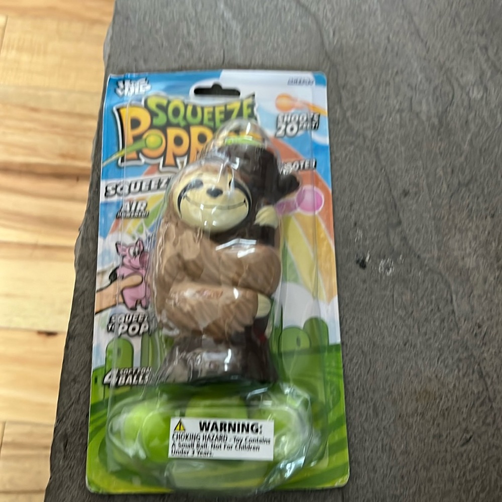 New Hog Wild Squeeze Popper Sloth